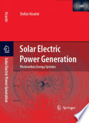 Solar Electric Power Generation   Photovoltaic Energy Systems