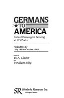 Germans to America: July 1883-October 1883