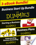 Business Start Up For Dummies Three e book Bundle  Starting a Business For Dummies  Business Plans For Dummies  Understanding Business Accounting For Dummies Book