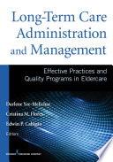 Long Term Care Administration and Management Book PDF