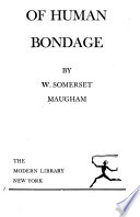 Of Human Bondage Book