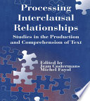 Processing interclausal Relationships
