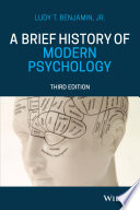 A Brief History of Modern Psychology Book
