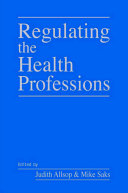 Regulating the Health Professions [Pdf/ePub] eBook