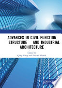 Advances in Civil Function Structure and Industrial Architecture Book