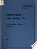 Permuted Medical Subject Headings