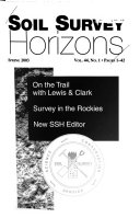 Soil Survey Horizons