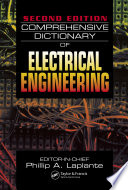 Comprehensive Dictionary of Electrical Engineering Book