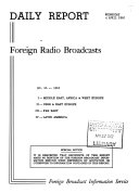 Daily Report, Foreign Radio Broadcasts