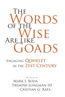 Pdf The Words of the Wise Are like Goads Telecharger