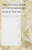 The Vintage Book of Contemporary World Poetry Book J. D. McClatchy