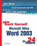 Microsoft Office Word 2003 in 24 Hours