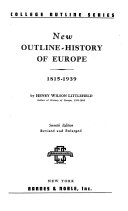 New Outline-history of Europe, 1815-1939