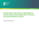 Revisiting land policy reforms in developing countries with a focus on Sub-Saharan Africa