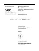 Managing Information Security Risk  Organization  Mission  and Information System View