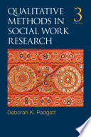 Qualitative Methods in Social Work Research Book