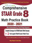 Comprehensive STAAR Grade 8 Math Practice Book 2020 - 2021