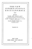 The New International Encyclopæeia