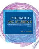 Probability and Statistics for Engineering and the Sciences Book