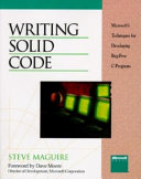 cover img of Writing Solid Code