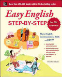 Book cover of Easy English step-by-step for ESL learners