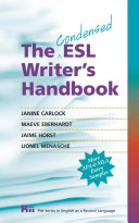 Book cover of The condensed ESL writer's handbook