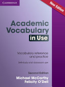 Book cover of Academic vocabulary in use : vocabulary reference and practice, self-study and classroom use