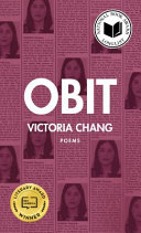 Book cover of Obit : poems