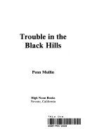 Book cover of Trouble in the Black Hills