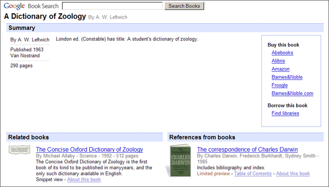 how to  book pages from google books